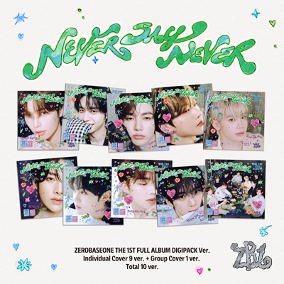 ZEROBASEONE THE 1ST FULL ALBUM 『NEVER SAY NEVER』(DIGIPACK Ver