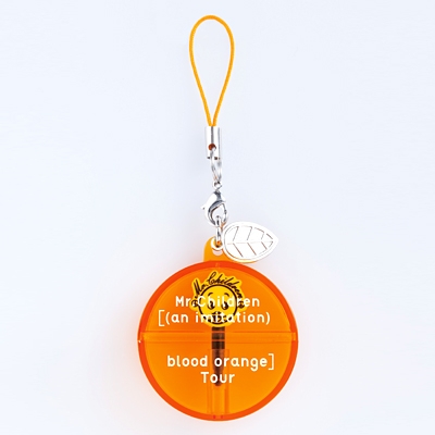 イヤホンピアス ストラップ ミスチル君（オレンジ） / Tour Goods : Mr