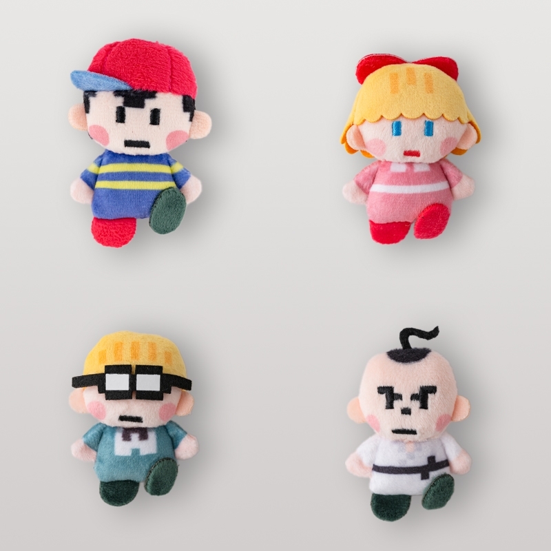 マグネットマスコットセット（ネス・ポーラ・ジェフ・プーの4人組