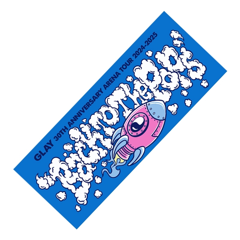 ロケットフェイスタオル（ローソンカラー） / GLAY ＜EXPO BTTP