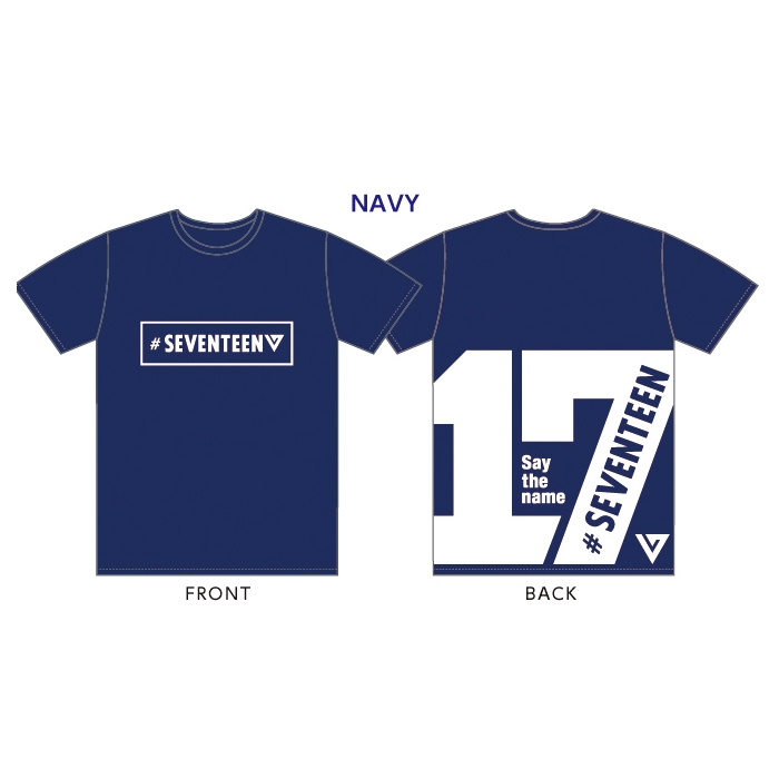 Tシャツ紺(L)／Say the name #SEVENTEEN : SEVENTEEN | HMV&BOOKS