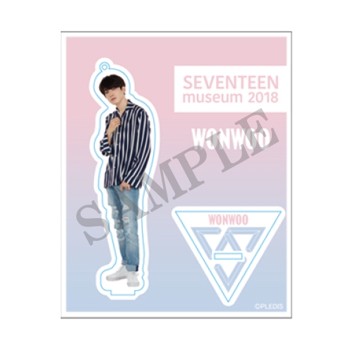アクリルスタンドキーホルダー (WONWOO)/ SEVENTEEN museum 2018