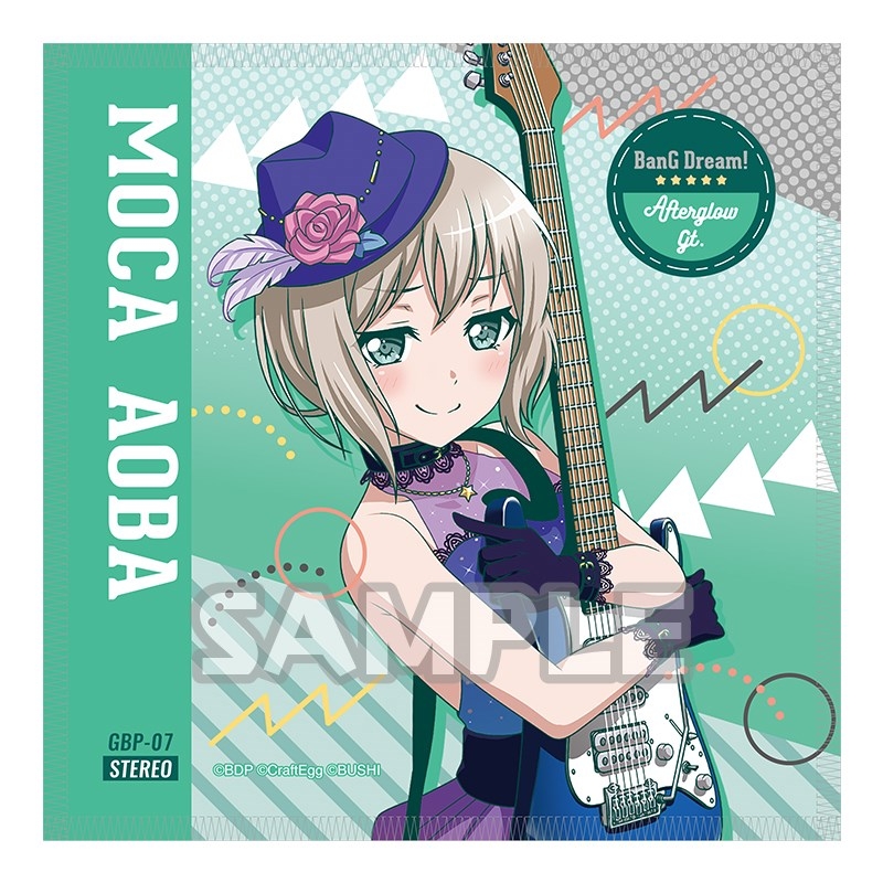 バンドリ! ガルパ! ジャケット風ハンドタオル 青葉モカ(Afterglow