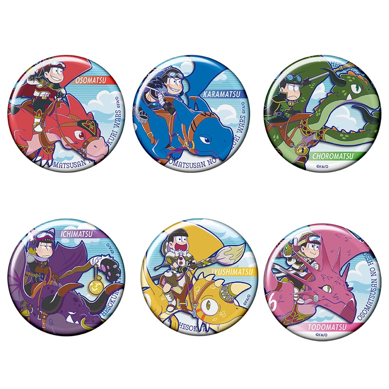 トレーディング缶バッジ（松の市）/ おそ松さんのへそくりウォーズ'20