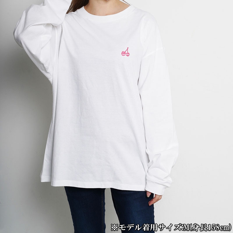 FAN FAN STEP ロングスリーブTシャツ/WHITE/M : FANTASTICS from EXILE