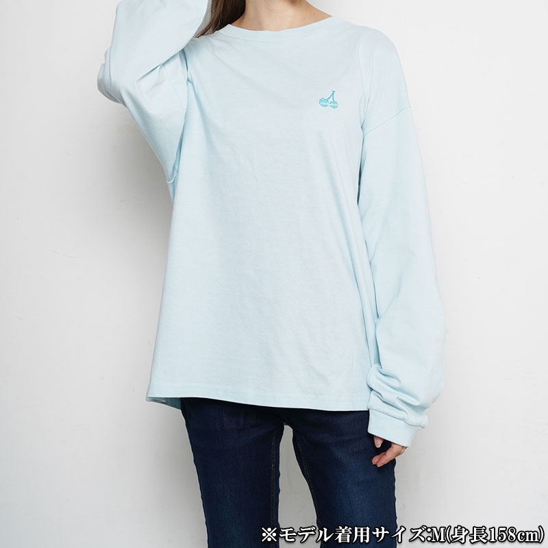 FAN FAN STEP ロングスリーブTシャツ/MINT BLUE/L : FANTASTICS from