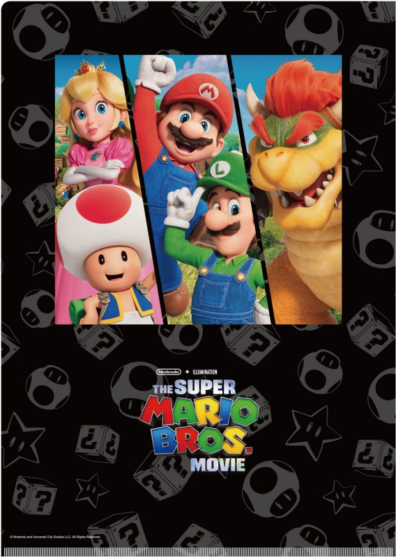 ポケット付きクリアファイル / ザ・スーパーマリオブラザーズ