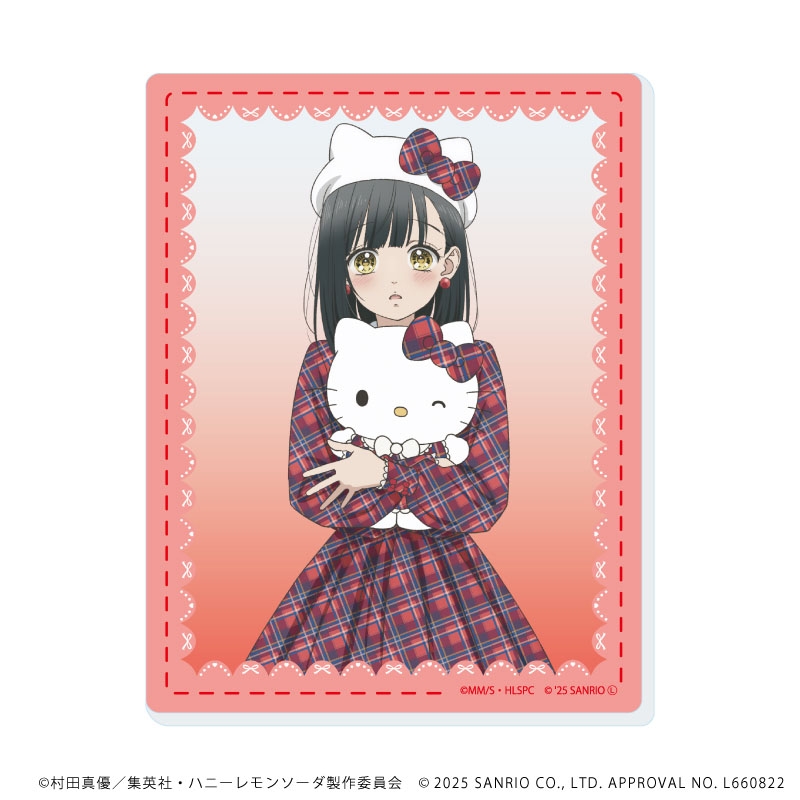 全種セット】アクリルカード（全6種）/ ハニーレモンソーダ×サンリオ