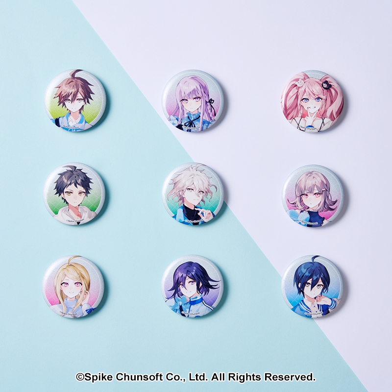 グリッター缶バッジ（全9種のうちランダム1個）【ローソン・@Loppi