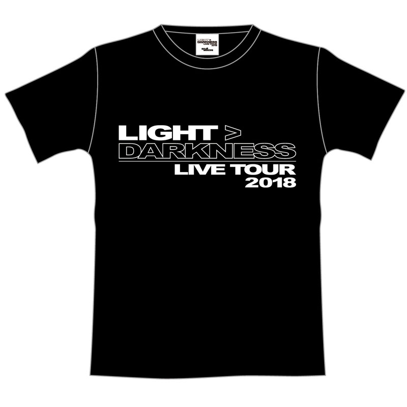 LIGHT>DARKNESS ツアーTシャツ[L] / BLACK : RYUJI IMAICHI (今市隆二