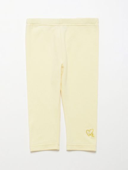 ベビー]8分丈ハート刺繍スパッツ（ボトムス(ベビー)）｜hakka baby
