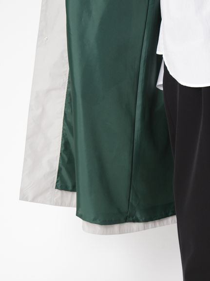 シャンブレーメモリータフタコート(裏地付き)（チェスターコート