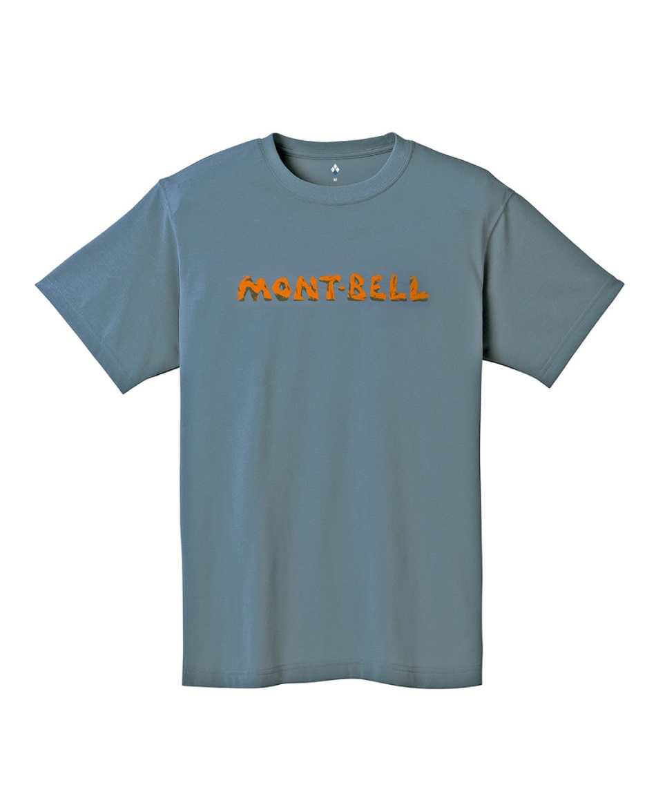 Tシャツ 半袖 WIC.T モンベルロゴ 岩 1114720 BL | スポーツ用品なら