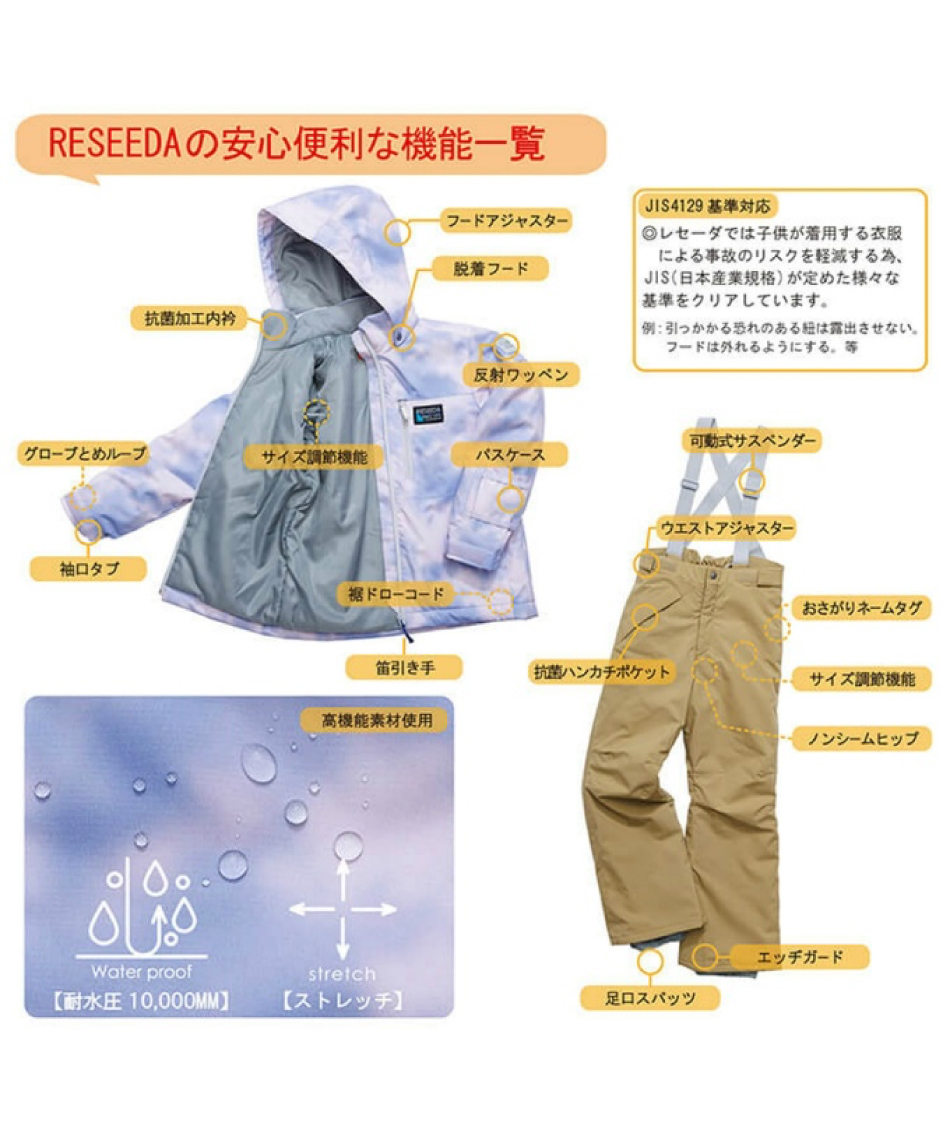 オンヨネ(ONYONE) スキーウェア 上下セット ジュニアスーツ RES66002