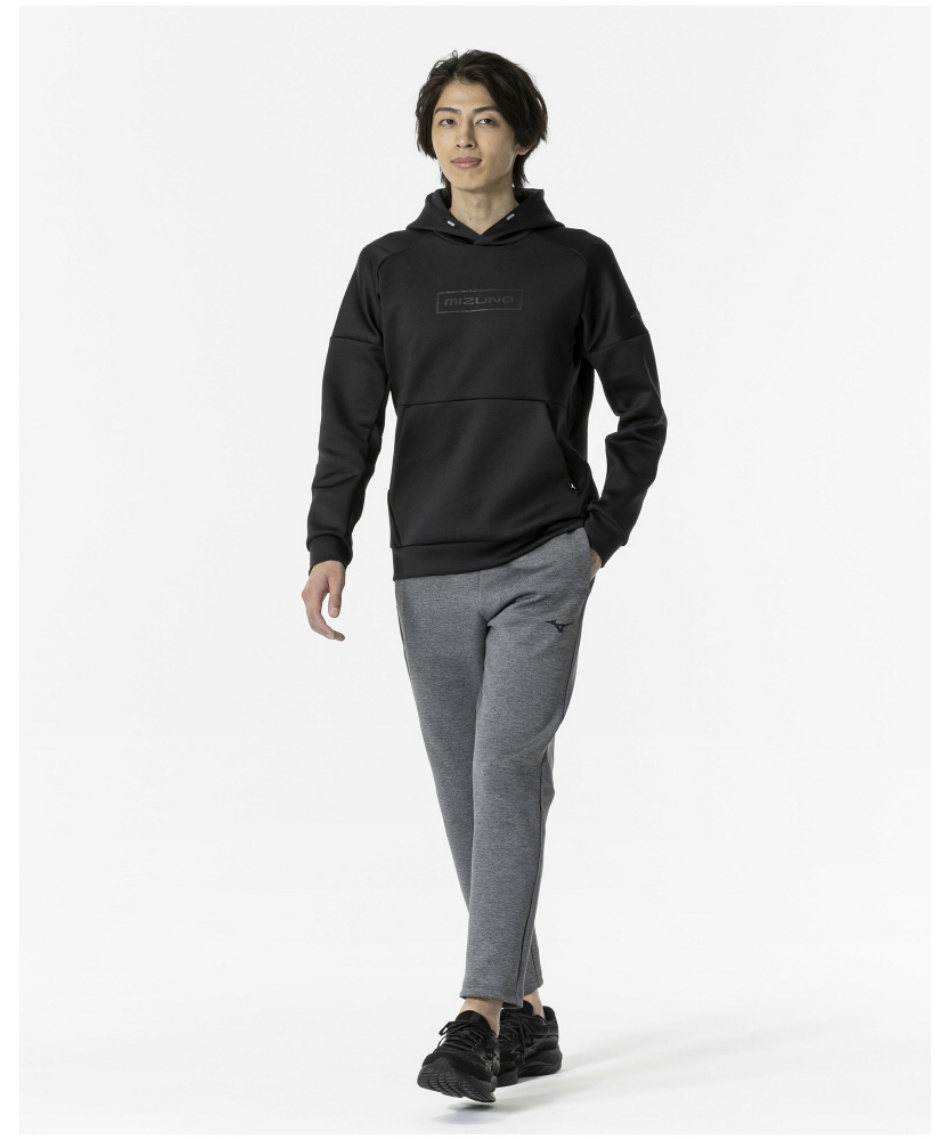 ミズノ(MIZUNO) スウェットジョガーパンツ ストレッチスウェットスリム