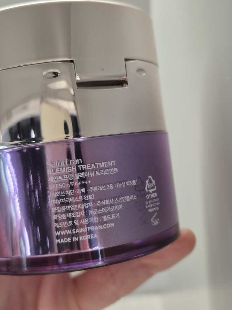 SaintFran Blemish Treatment Creme [SPF50+/PA++++] | Hwahae Global