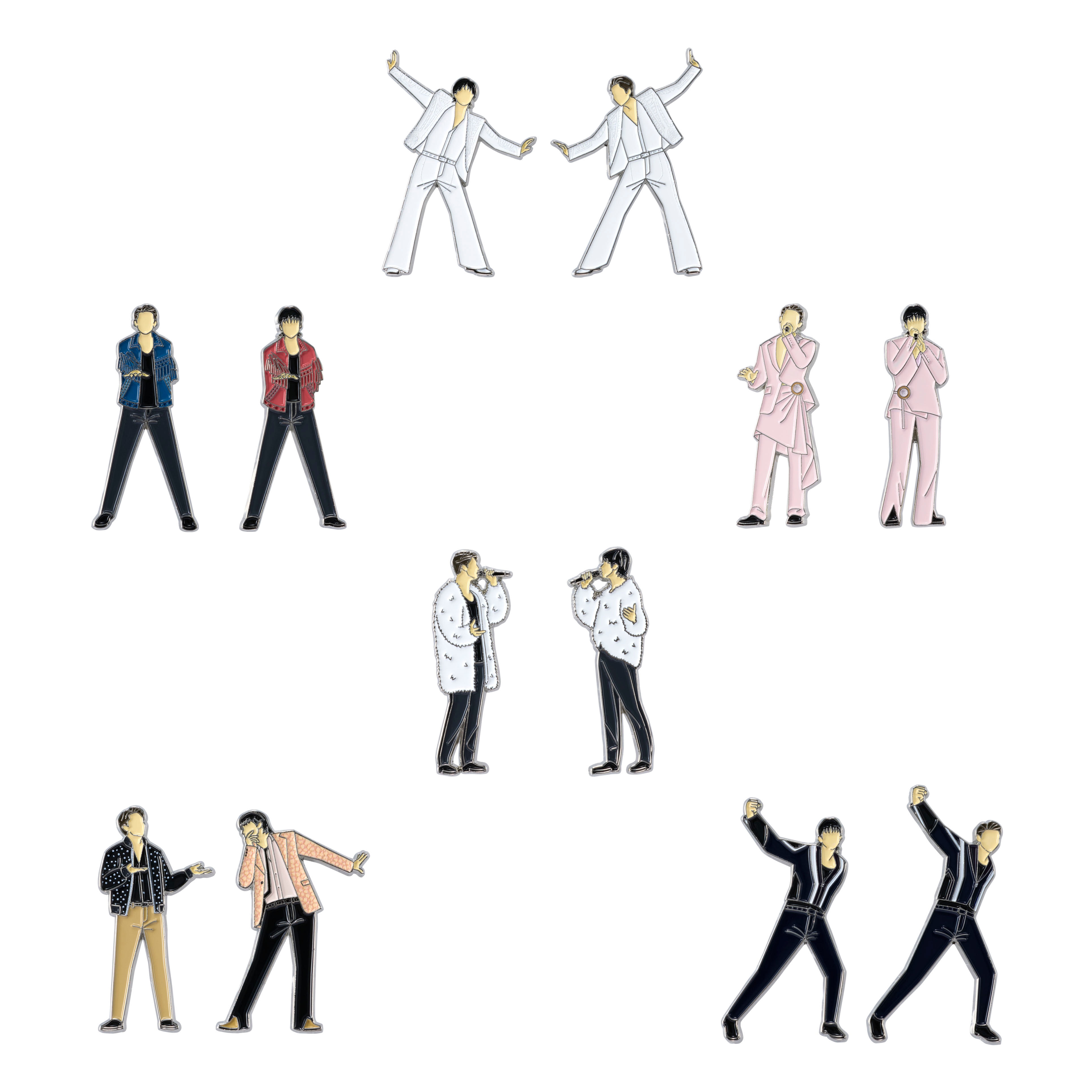 東方神起 ニコイチピンバッジ 6個セット 東方神起 オフィシャルウェブ