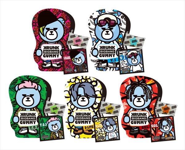 KRUNK×BIGBANGお菓子が、8月4日（金）より全国各地の店舗に登場