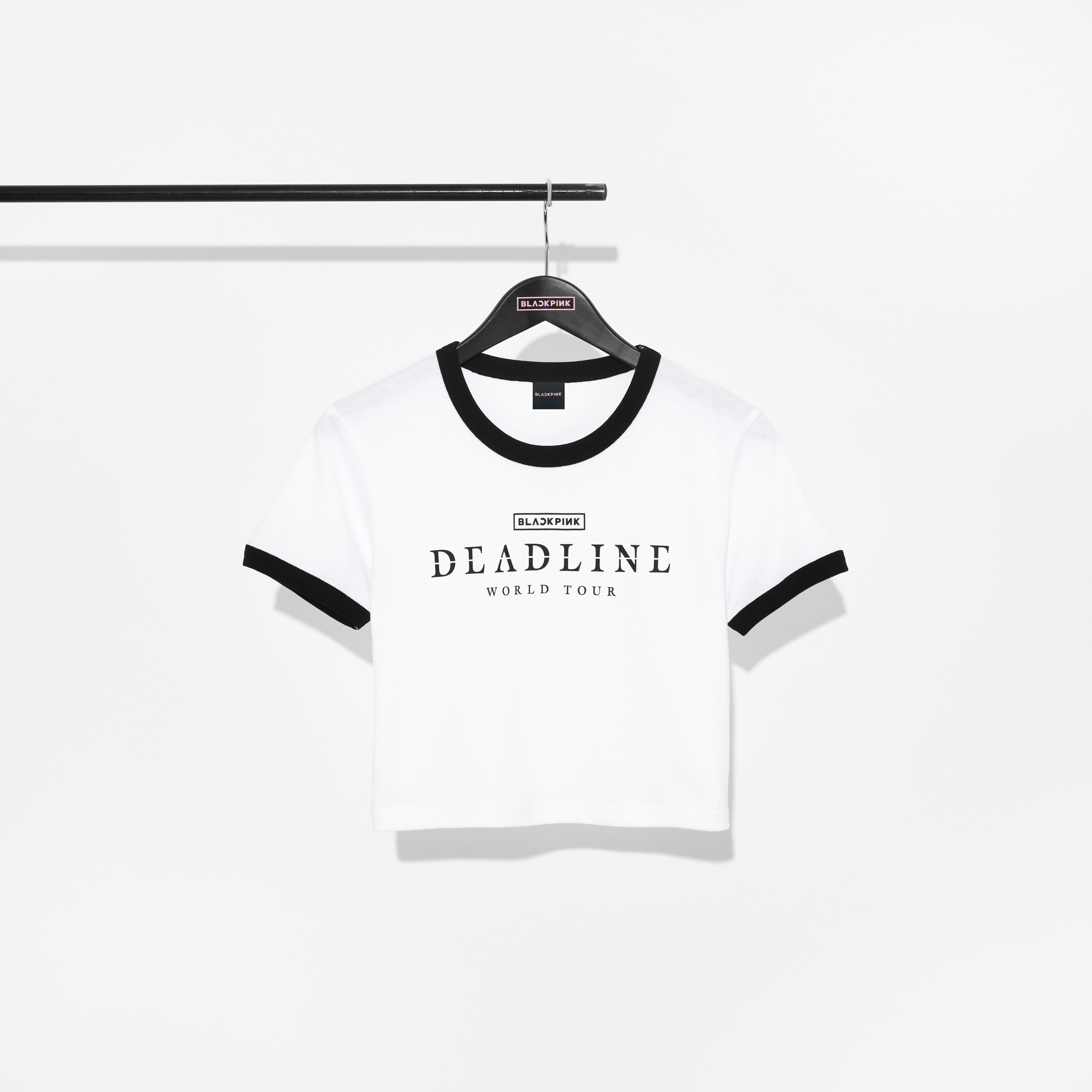 クロップドTシャツ -DEADLINE LOGO-（WHITE）