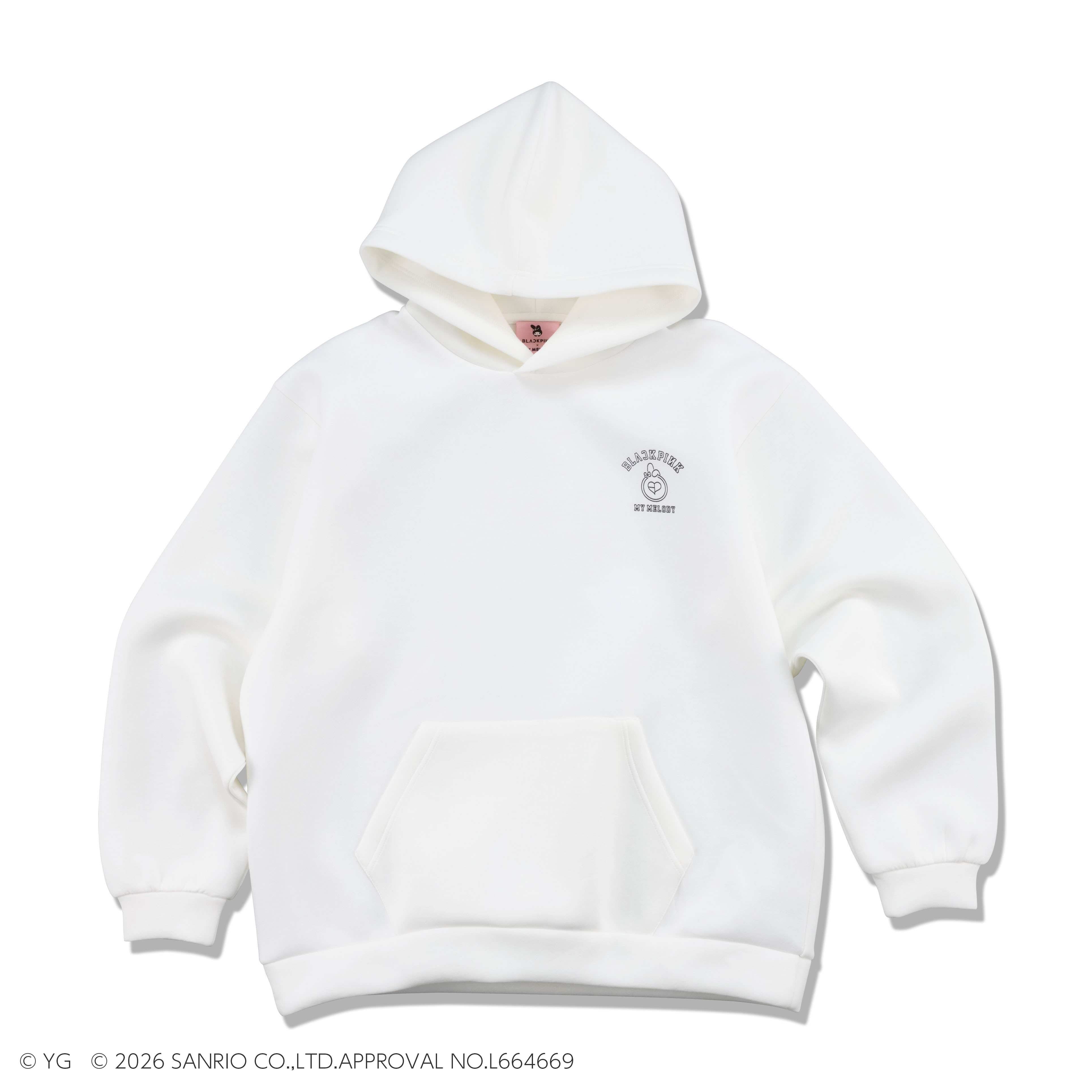 BLACKPINK × MY MELODY ZIP-UPフーディー Mサイズ マイメロディ】ZIP