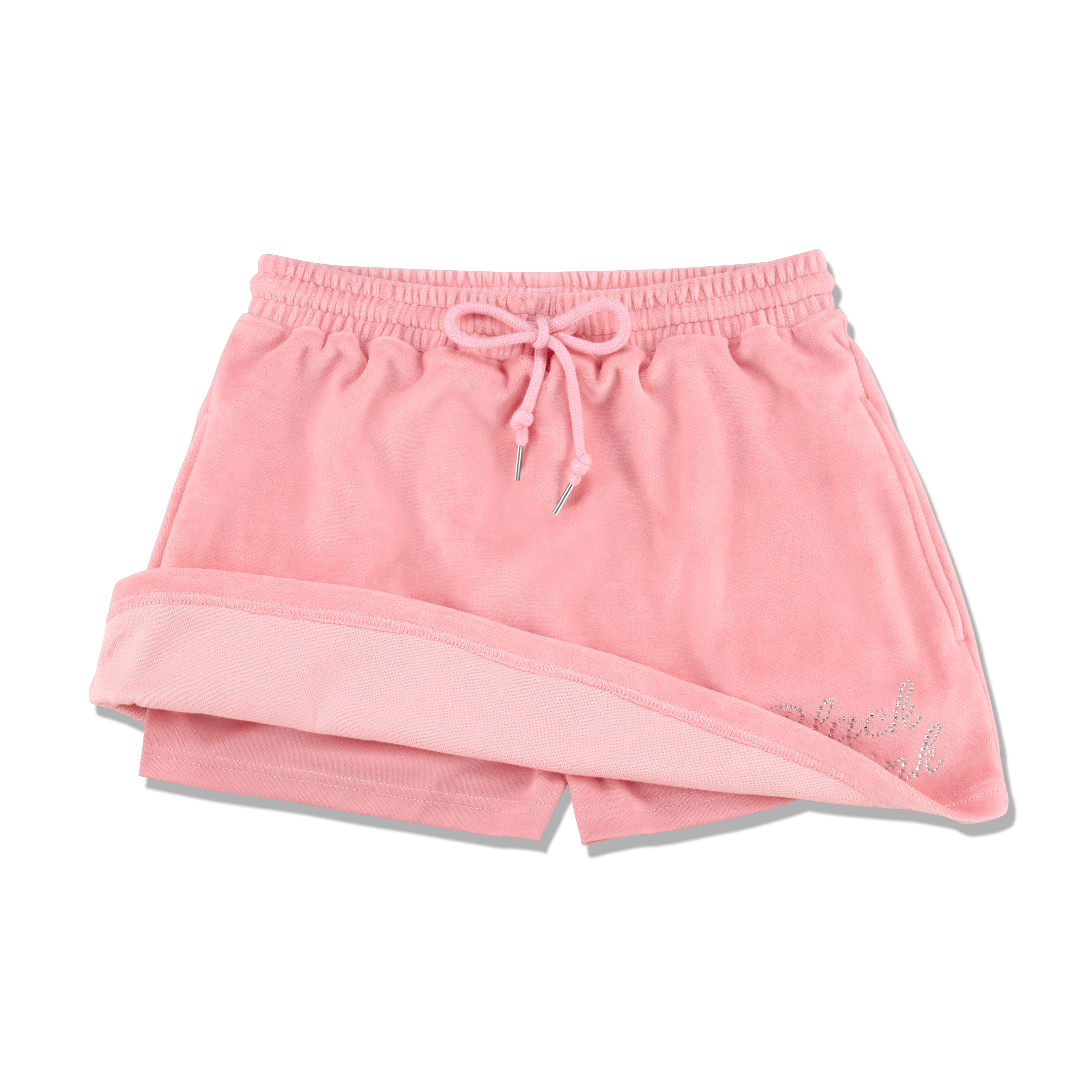 LIVE会場限定】ベロアミニスカート -RHINESTONE-（PINK）