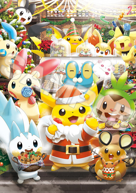 ポケモンクリスマスグッズが11月1日発売、スイーツパーティを楽しむ