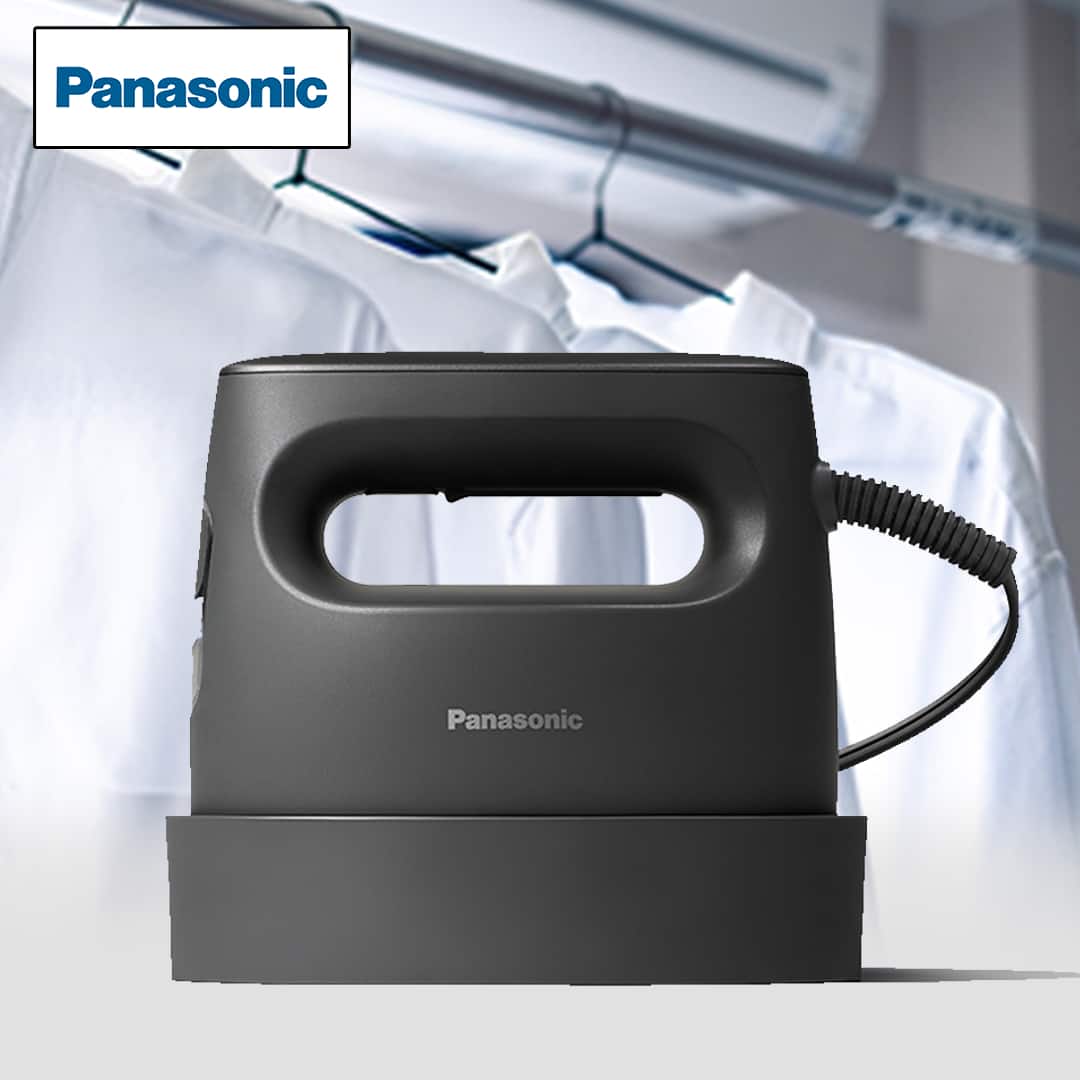 パナソニック アイロン 衣類スチーマー カームブラック NI-FS70A-K