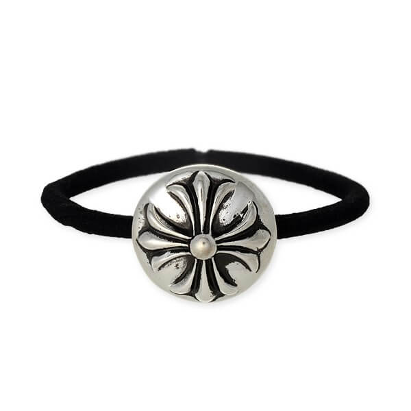 クロムハーツ(Chrome Hearts) ゴムブレスレット HAIRBAND SLV-TOP