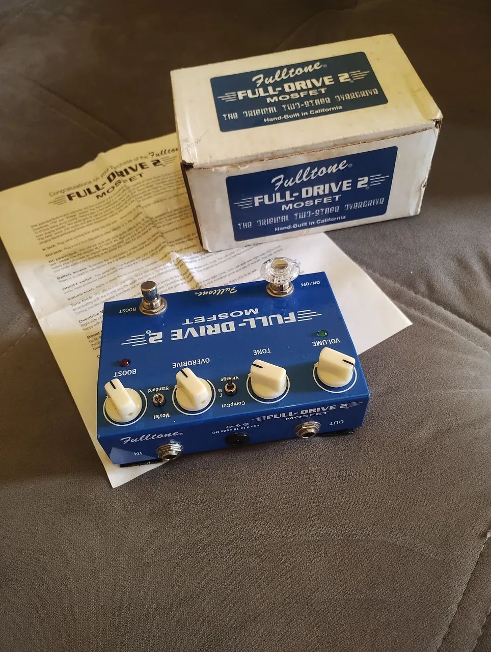 Fulltone fulldrive mosfet 2 - Instrumentos musicais - Das Graças