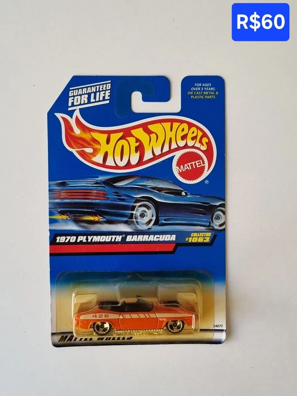 Miniatura Hot Wheels 1970 Plymouth Barracuda Conversível Nova