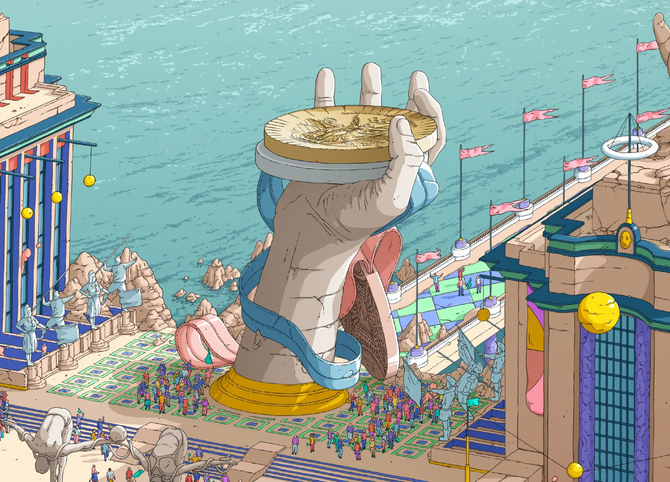 Paris 2024 Olympic logo, poster design & look of the games