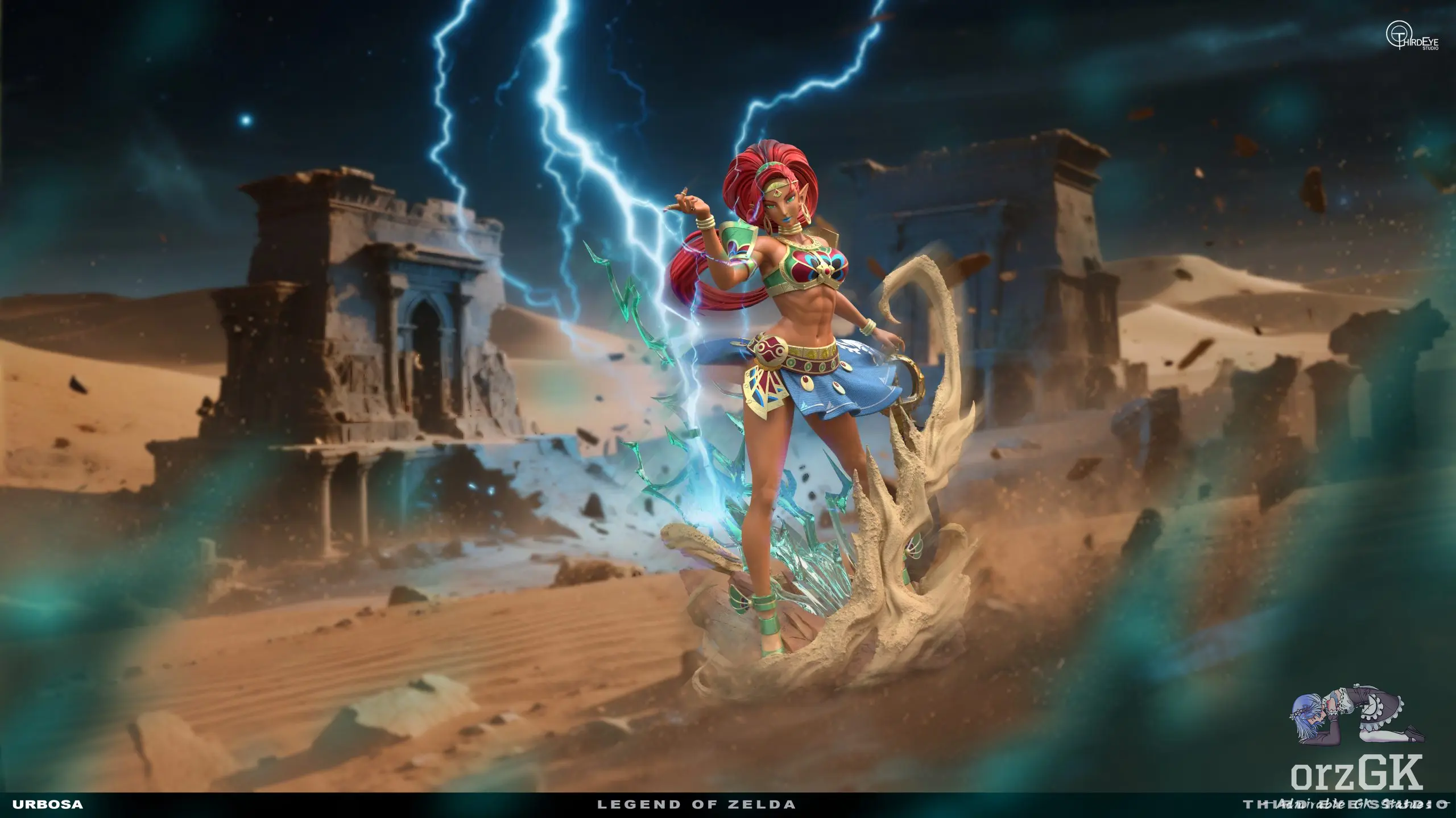 Third Eye Studio - Urbosa Four Champion #4 The Legend of Zelda - OrzGK