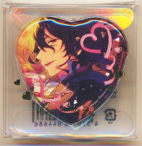 あんさんぶるスターズ!! ホワイトデー ハート缶バッジ 朔間零 ｱﾝｻﾝﾌﾞﾙ