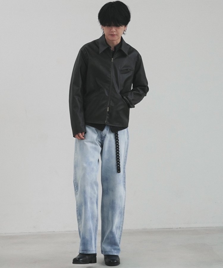 VINTAGE WASHED LEATHER ZIP / 商品詳細ページ / LIDNM / Llife ONLINE