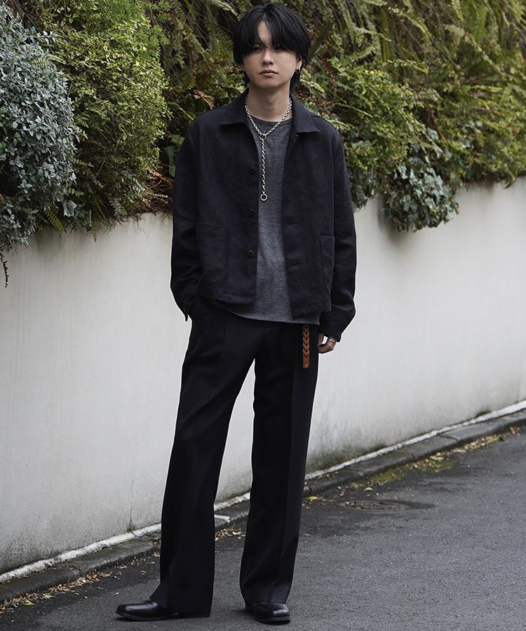 LINEN CROPPED CHORE JACKET / 商品詳細ページ / LIDNM / Llife ONLINE