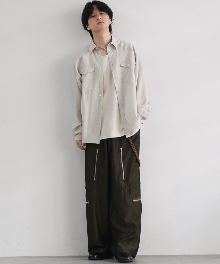 SILK RAYON WESTERN SHIRT / 商品詳細ページ / LIDNM / Llife ONLINE