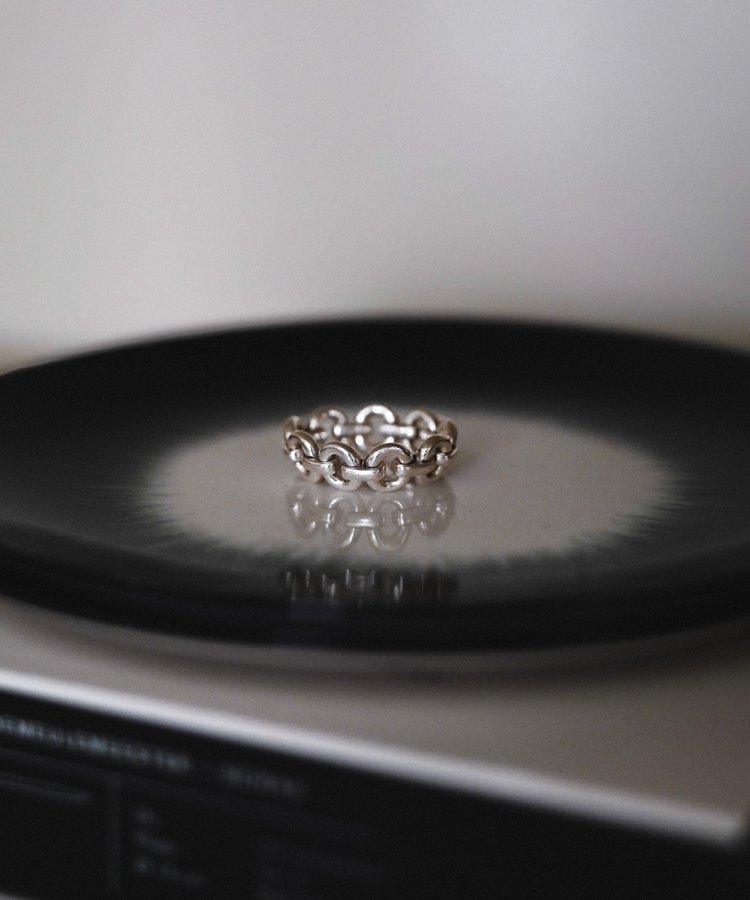 Llife RIPPLE CHAIN RING LIDMNシルバーデザインリング Llife RIPPLE
