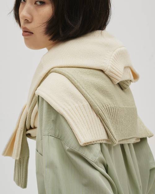 新品タグ付き TODAYFUL rib knt cardigan アイボリー TODAYFUL】Wool