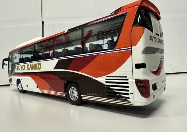 模型 フジミ いすゞ ガーラ スーパーハイデッカー キラキラ号 観光バス