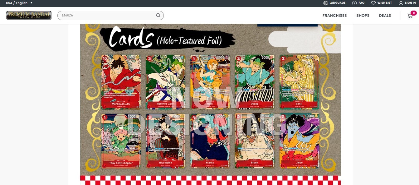 ワンピースカード「浮世絵ルフィ」！？ 米国版 1周年記念ボックス情報