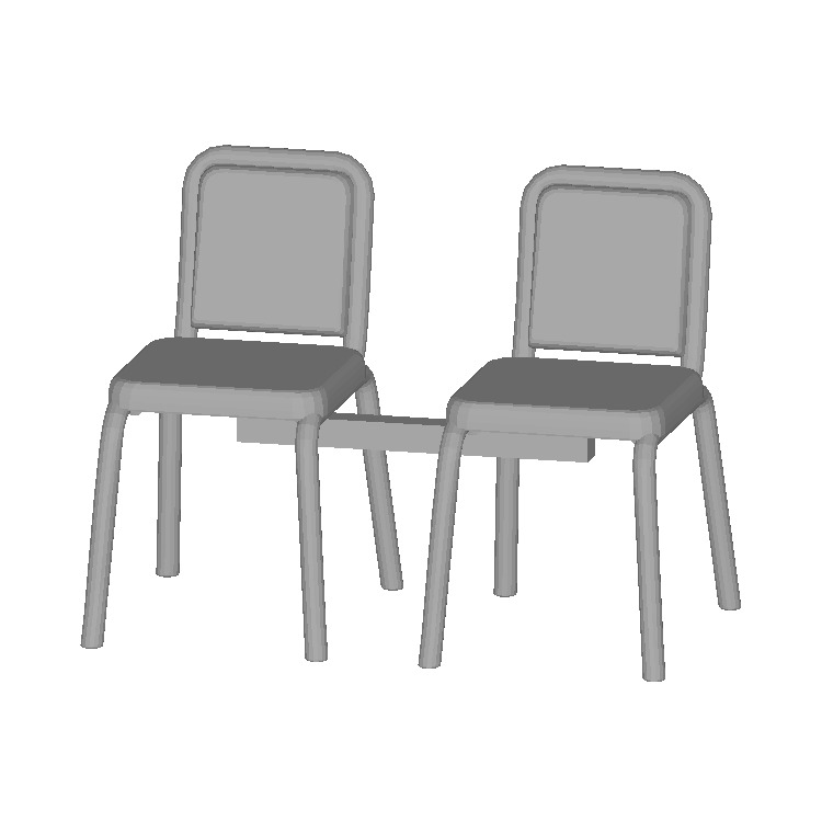 建築模型用 1/50 椅子 2脚セット - DMM.make クリエイターズマーケット