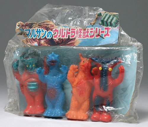 マルサン ウルトラ怪獣シリーズ ジャンボ指人形4体セット