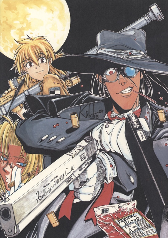 平野耕太 複製原画10枚セット「HELLSING」