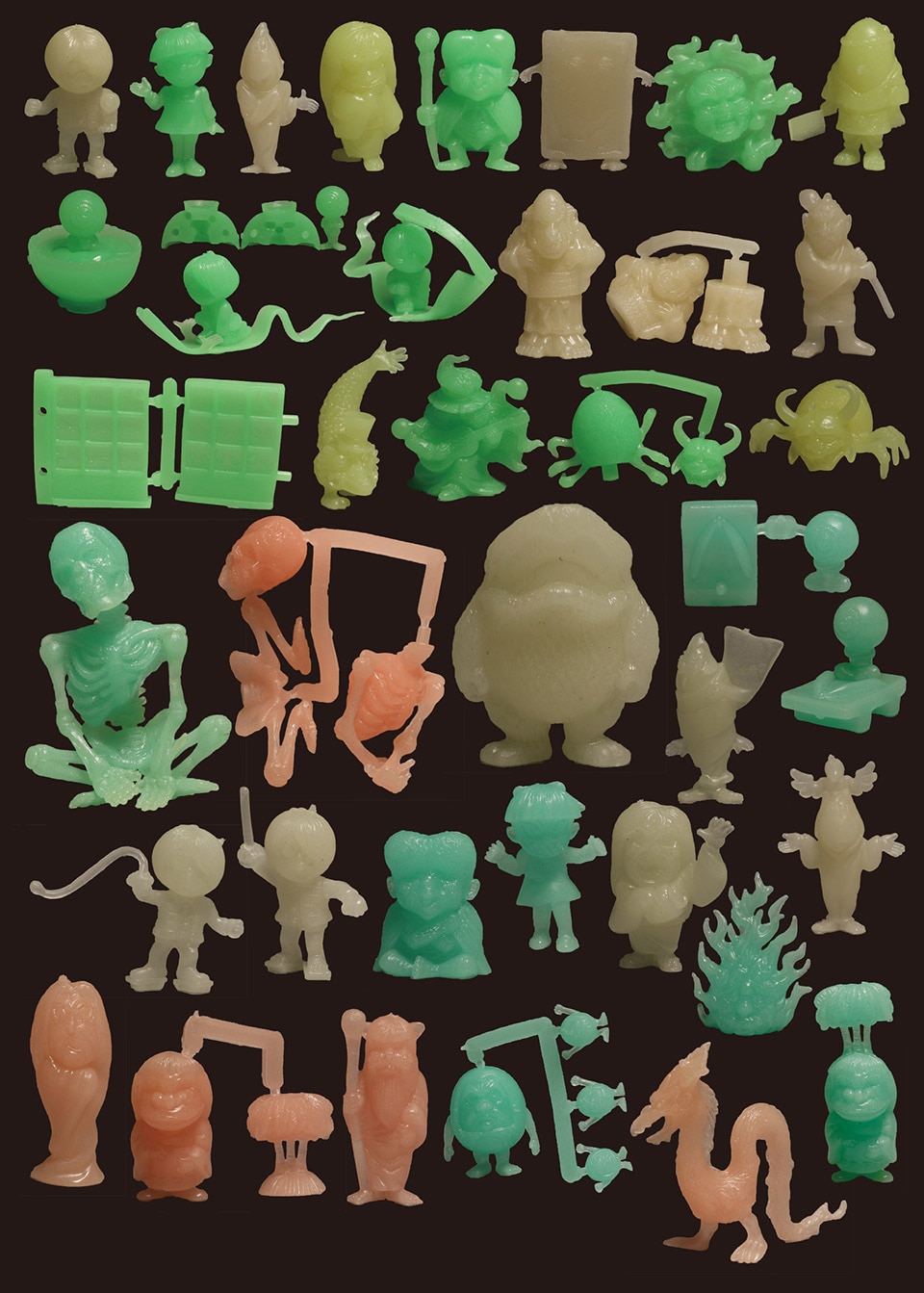 コンプREX07掲載】ゲゲゲの鬼太郎 蓄光消しゴム パート1＆2