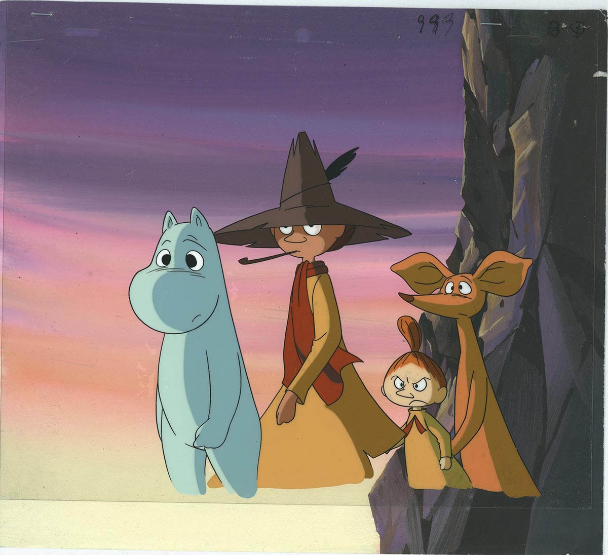 3032] ムーミン セル / ムーミン/スナフキン/ミイ/スニフ