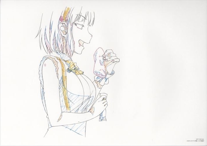 だがしかし 複製原画（動画）5枚セット