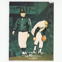 カルビー プロ野球カード 1973年度版 №69 木俣達彦 旗