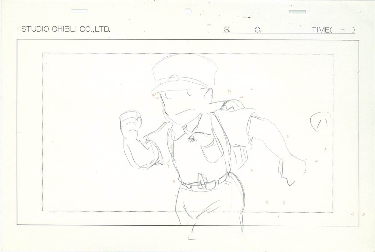 3539] となりのトトロ 参考原画 / 直筆:宮崎駿