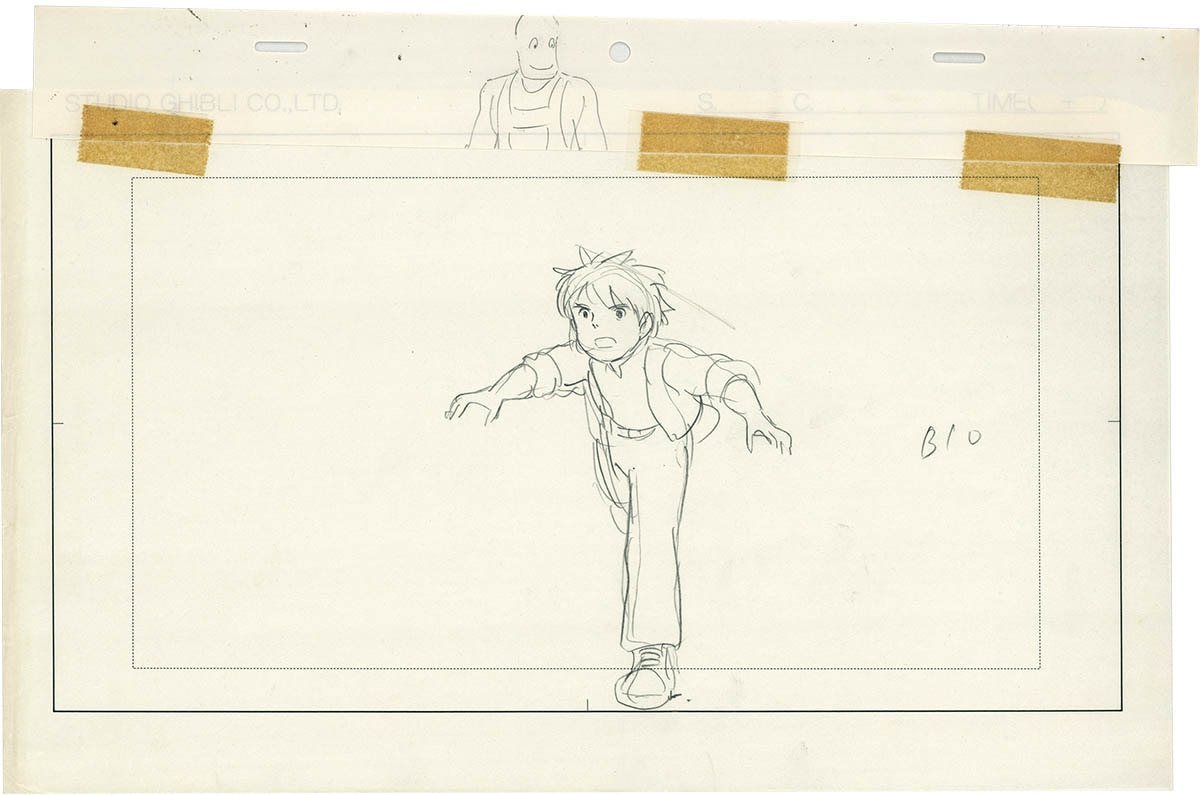 4333] 天空の城ラピュタ ラフ原画 / 直筆:宮崎駿