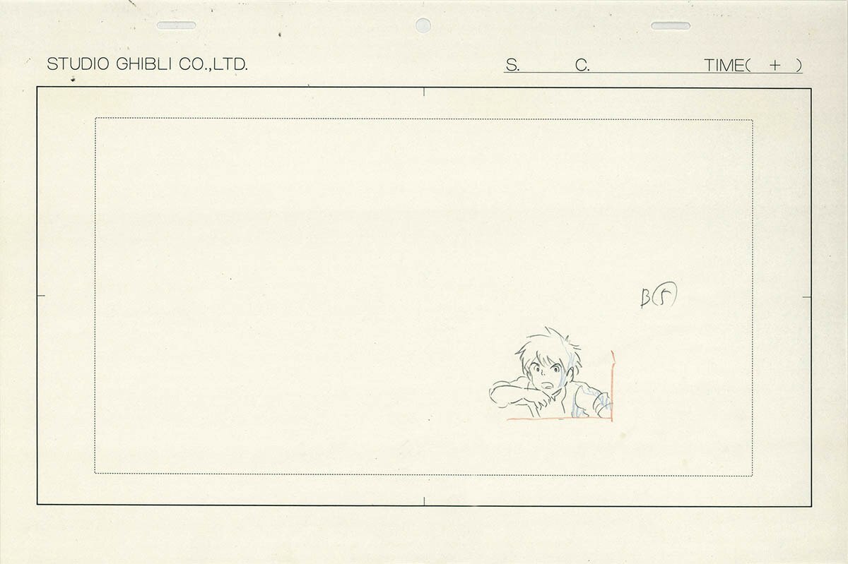 4333] 天空の城ラピュタ ラフ原画 / 直筆:宮崎駿